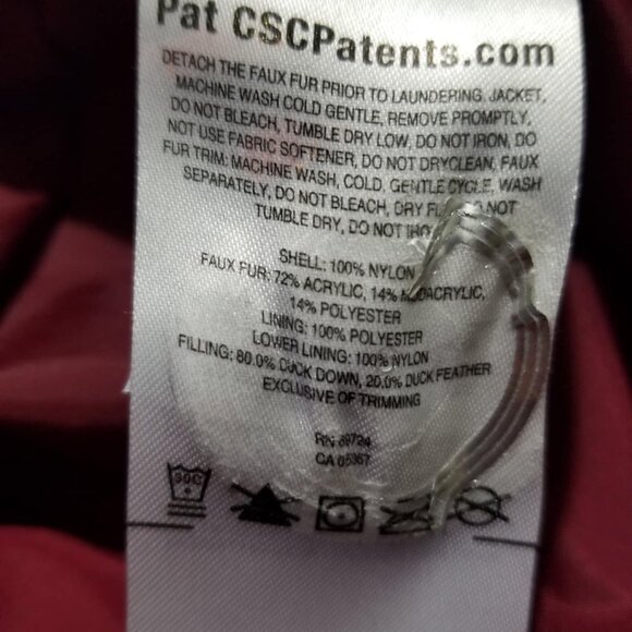 Columbia Winter Coat, Women's, Down, Ski, Snowboard, Omni-Heat, Burgundy, XL - Picture 8 of 8